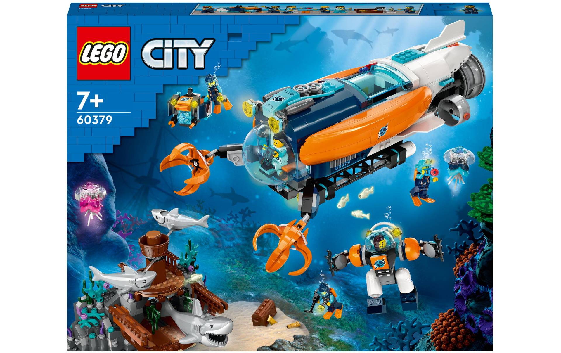 LEGO® Spielbausteine »City Forscher-U-Boot 60379«, (842 St.) von lego®