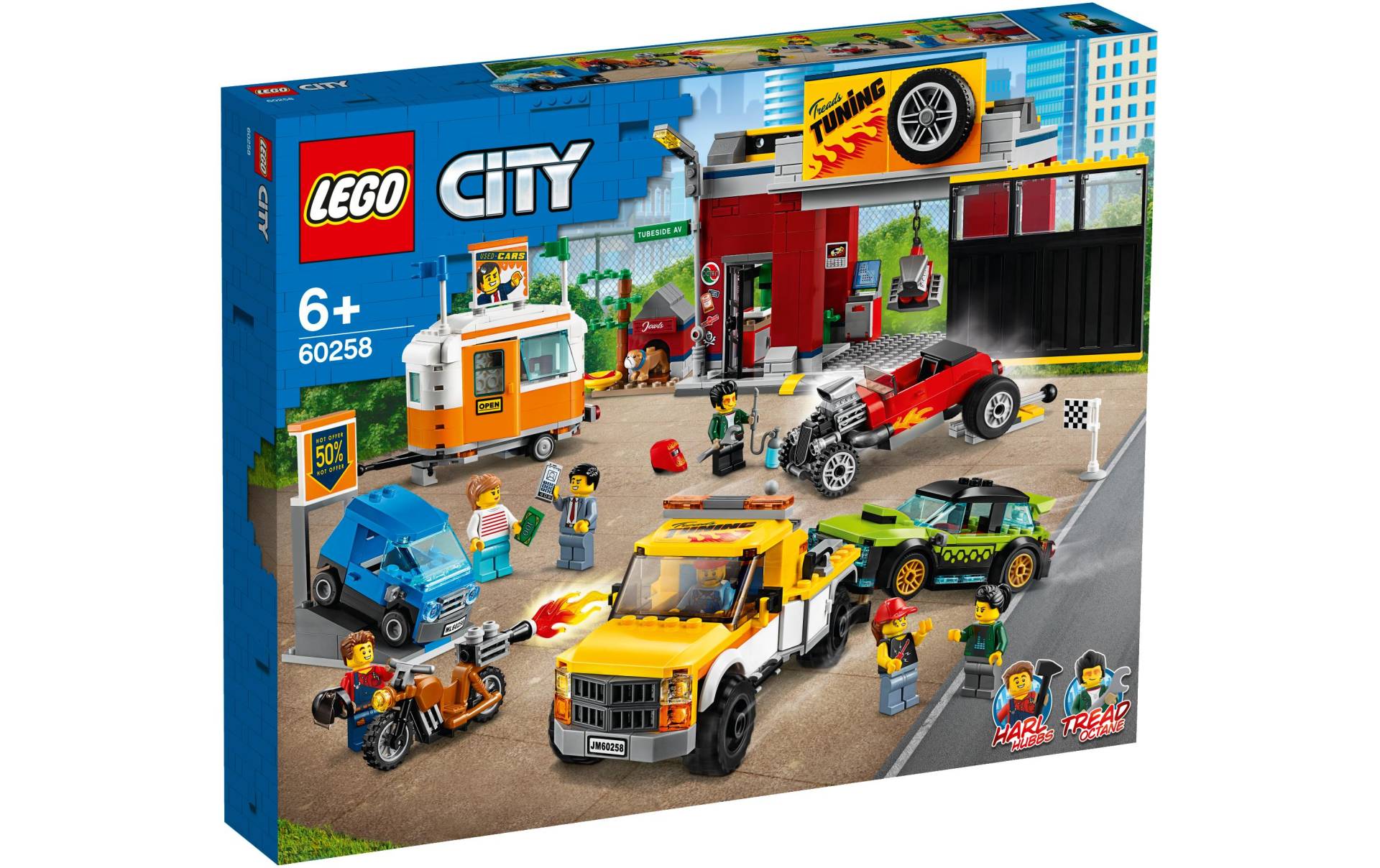 LEGO® Spielbausteine »City Tuning-Werkstatt«, (897 St.) von lego®