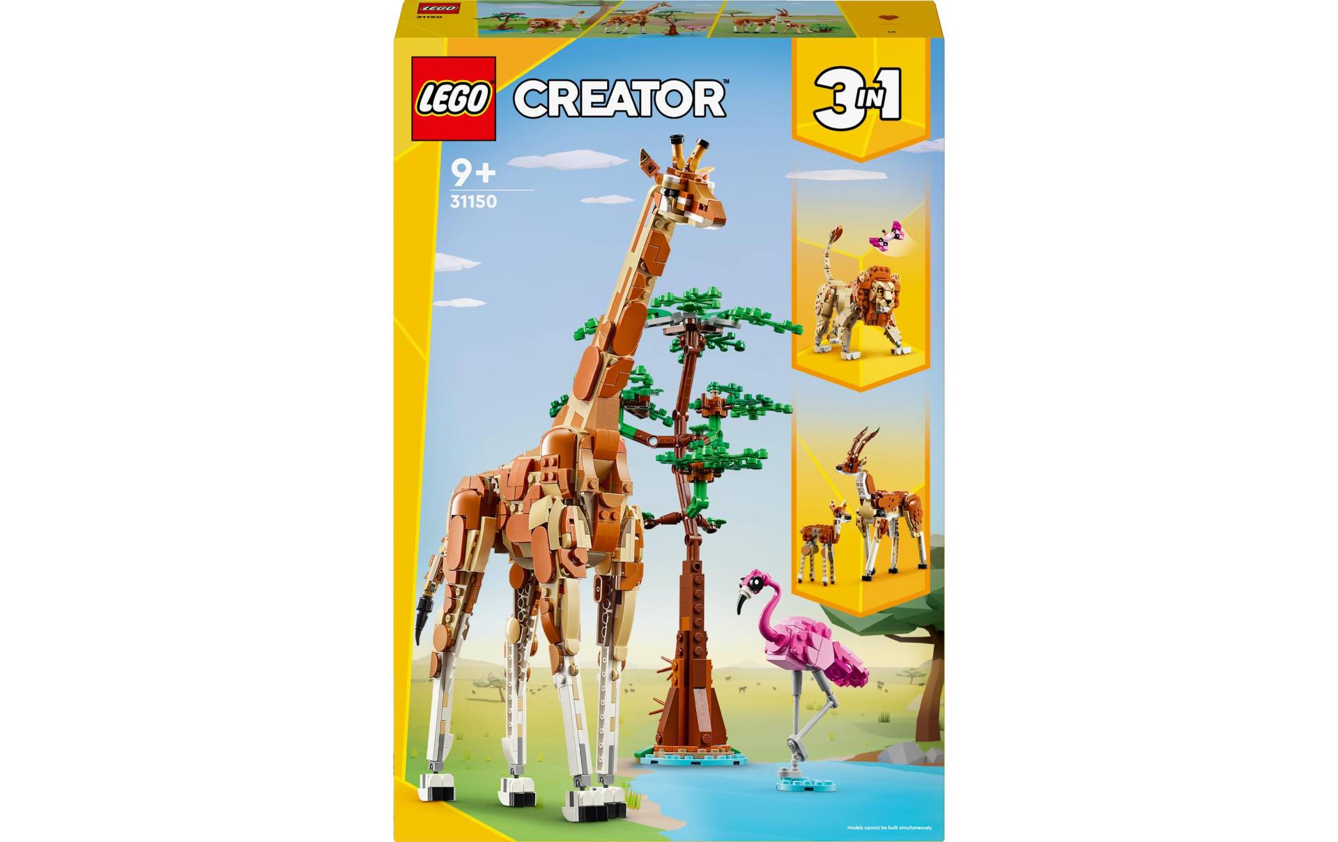 LEGO® Spielbausteine »Creator Tiersafari 31150«, (780 St.) von lego®