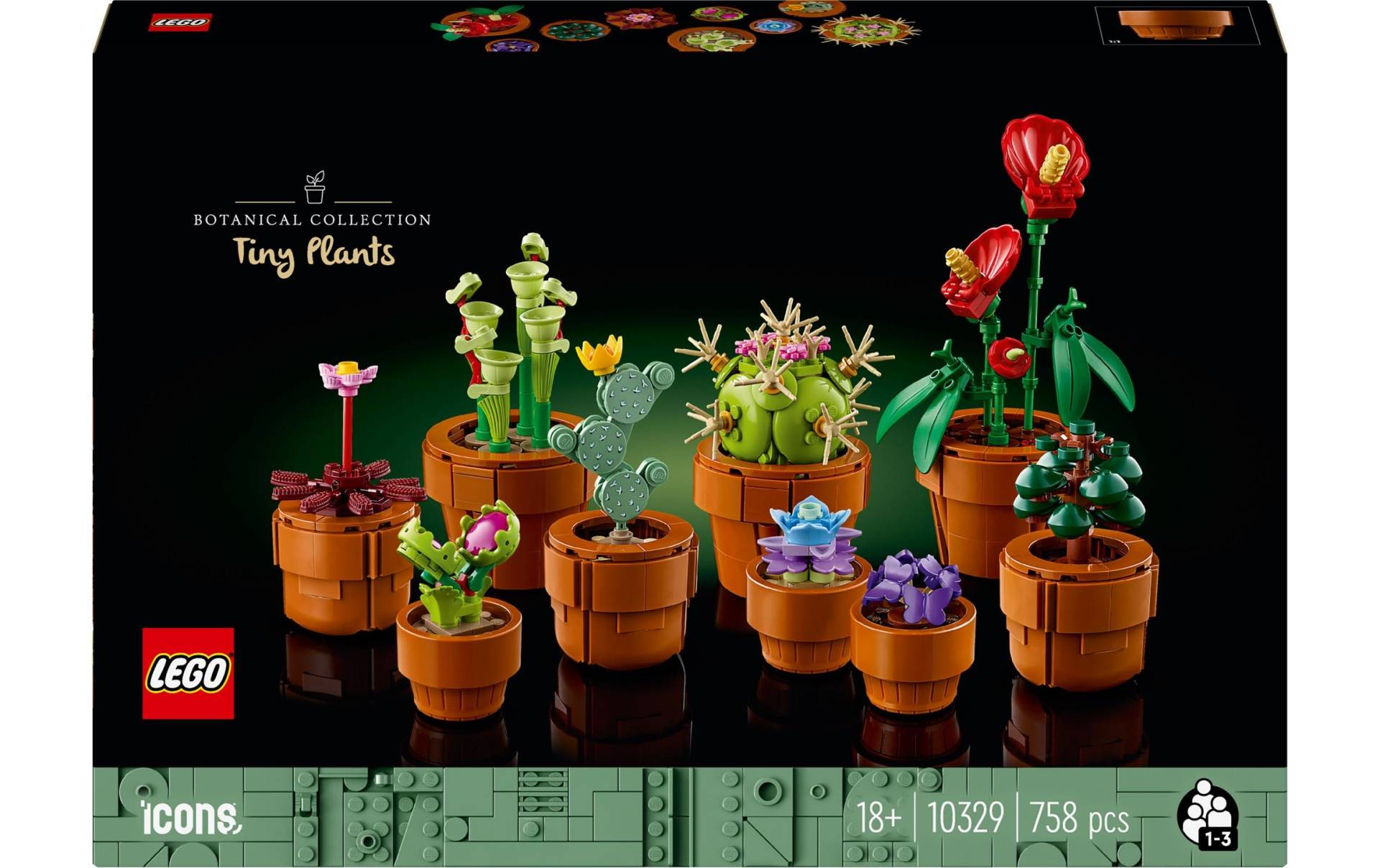 LEGO® Spielbausteine »Icons Botanicals Collection: Mini Pflanzen 10329«, (758 St.) von lego®