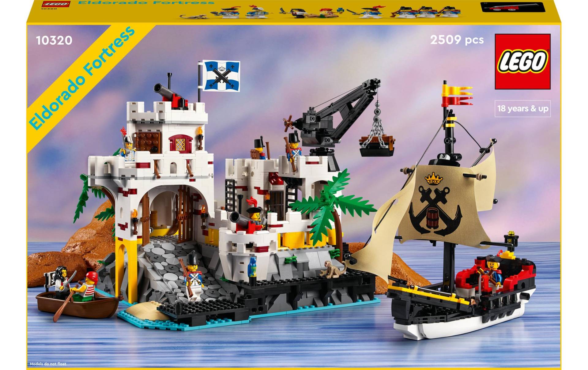 LEGO® Spielbausteine »Icons Eldorado-Festung 10320«, (2509 St.) von lego®