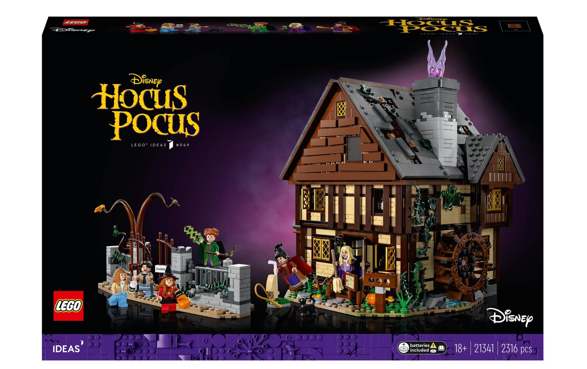 LEGO® Spielbausteine »Ideas Disney Hocus Pocus 21341«, (2316 St.) von lego®