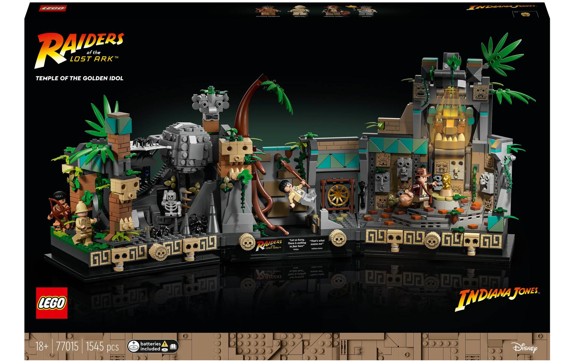 LEGO® Spielbausteine »Indiana Jones Tempel des goldfarben«, (1545 St.) von lego®