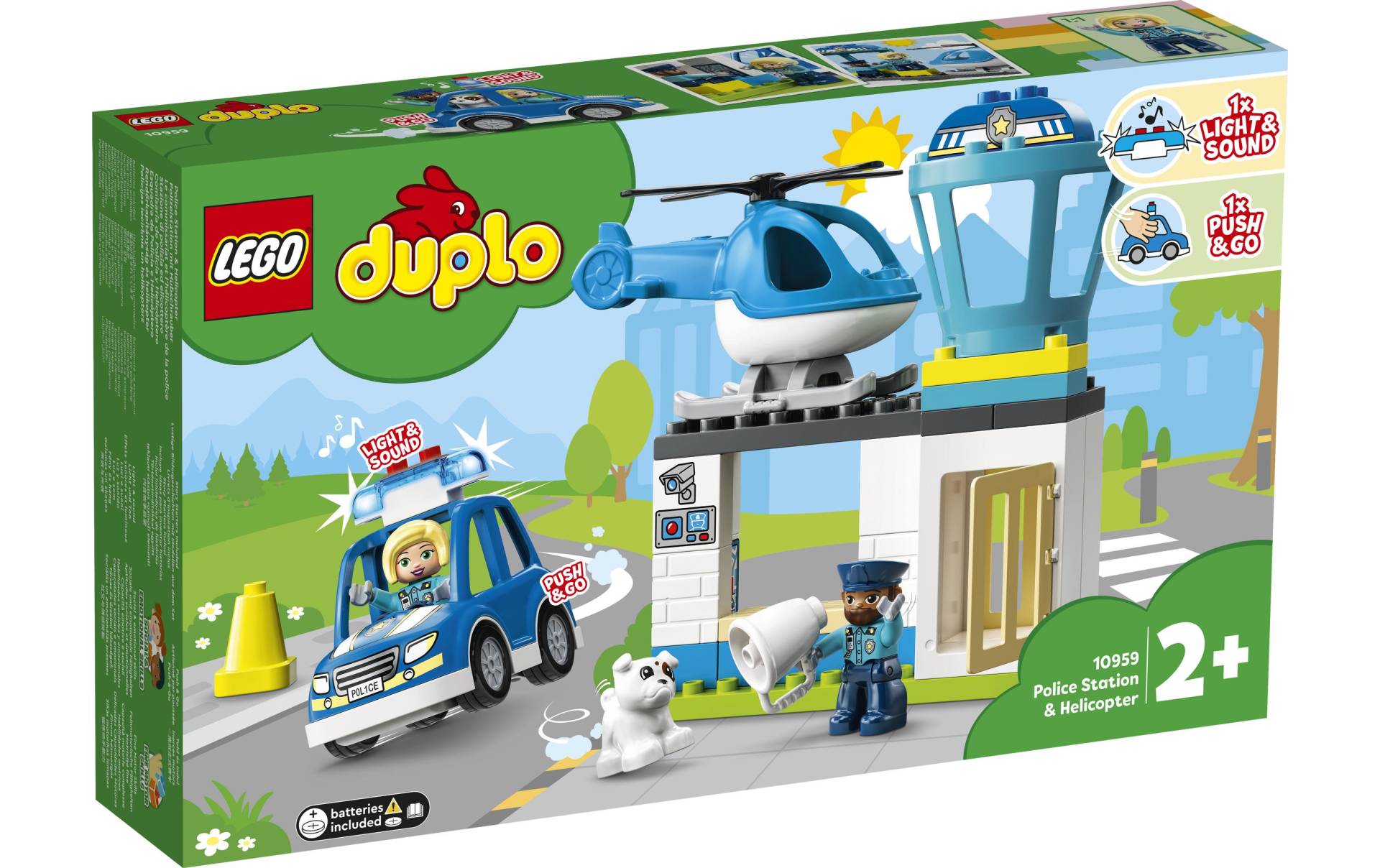 LEGO® Spielbausteine »LEGO DUPLO Polizeistation mit Hub«, (40 St.) von lego®