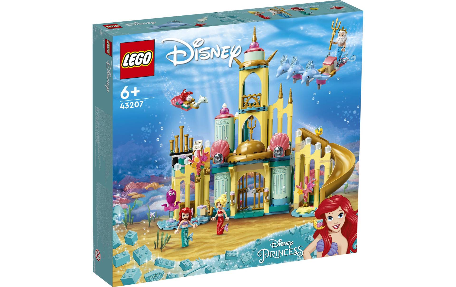 LEGO® Spielbausteine »LEGO Disney Princess Arielles Unte«, (498 St.) von lego®