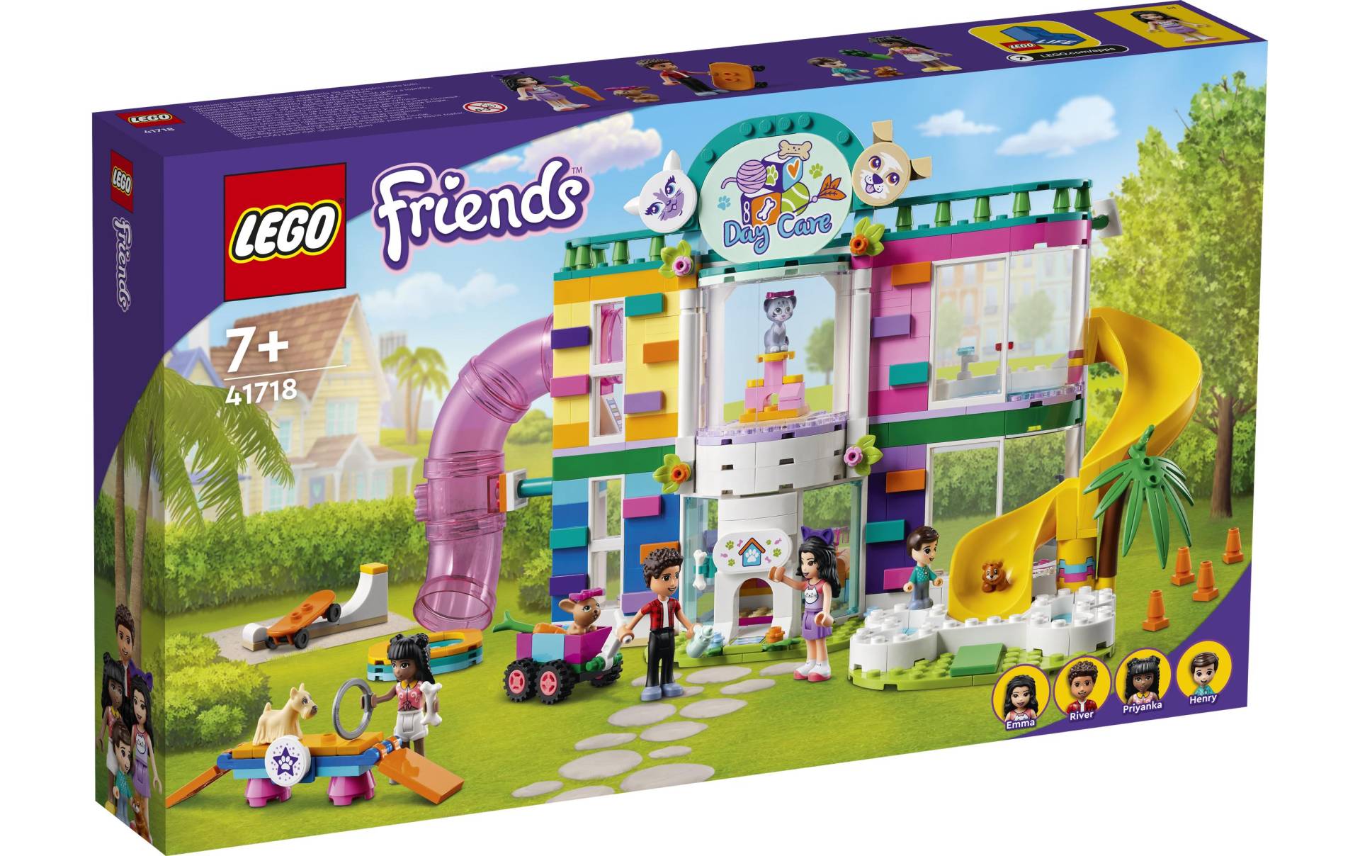 LEGO® Spielbausteine »LEGO Friends Tiertagesstätte 41718«, (593 St.) von lego®