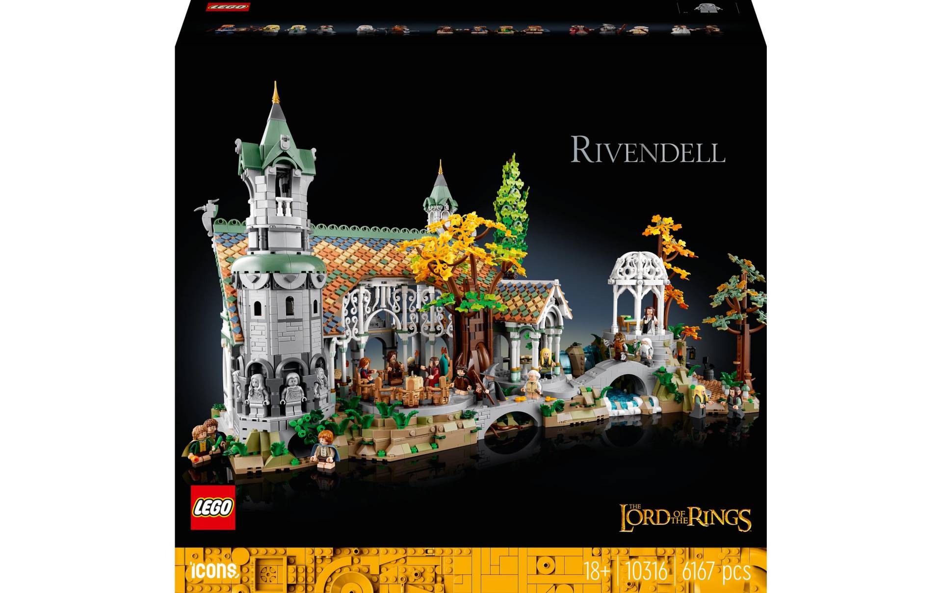 LEGO® Spielbausteine »LEGO Lord of the Rings Rivendell 10316«, (6167 St.) von lego®