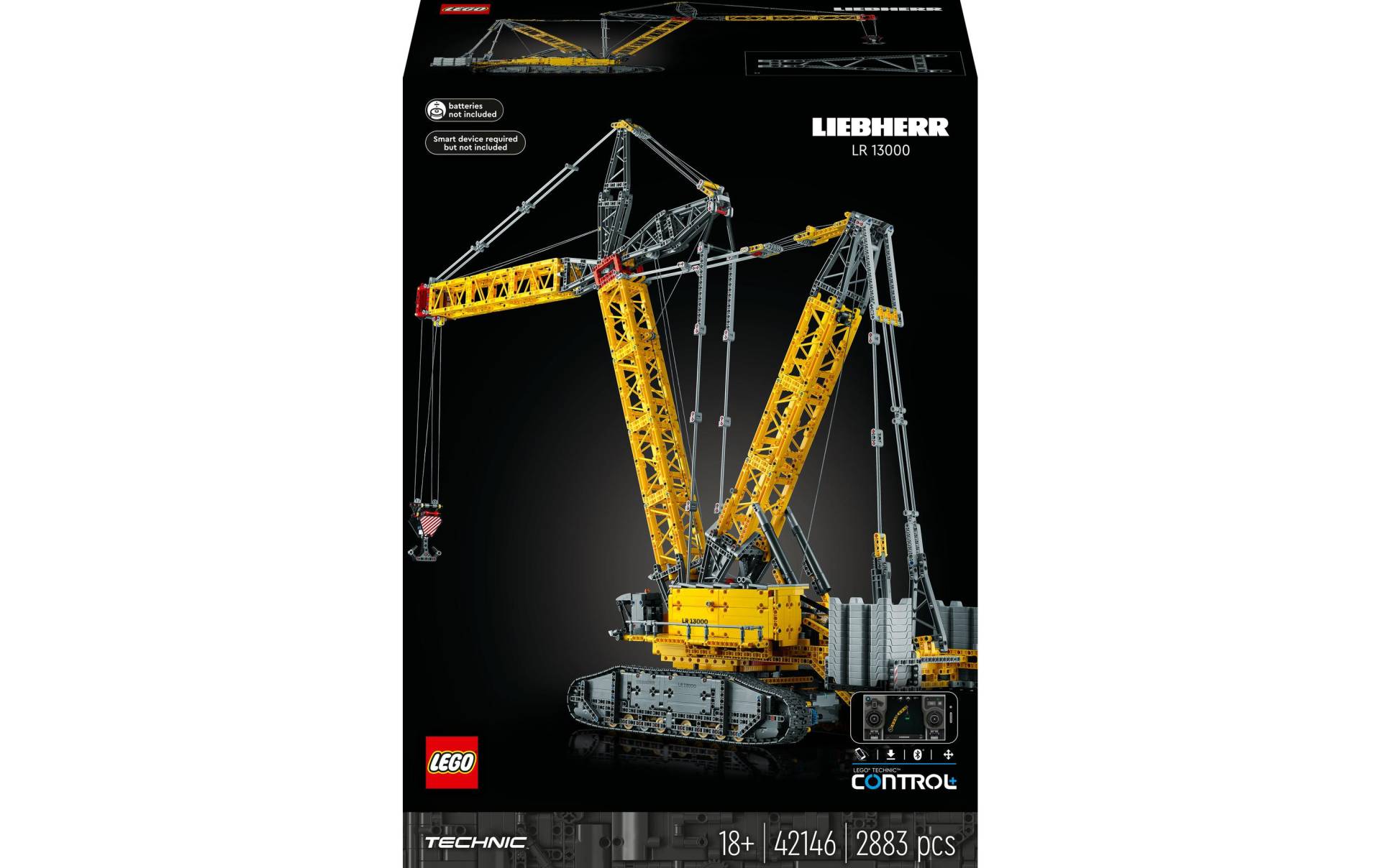 LEGO® Spielbausteine »Liebherr LR 13000«, (2883 St.) von lego®