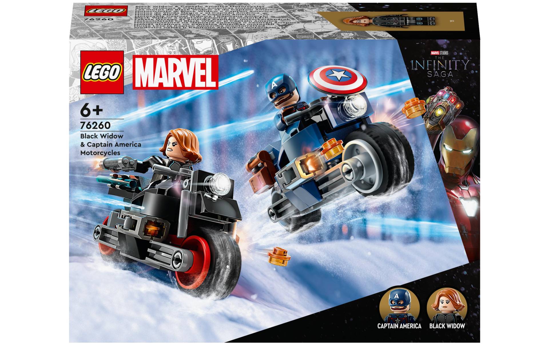 LEGO® Spielbausteine »Marvel Black Widows & Captain«, (130 St.) von lego®