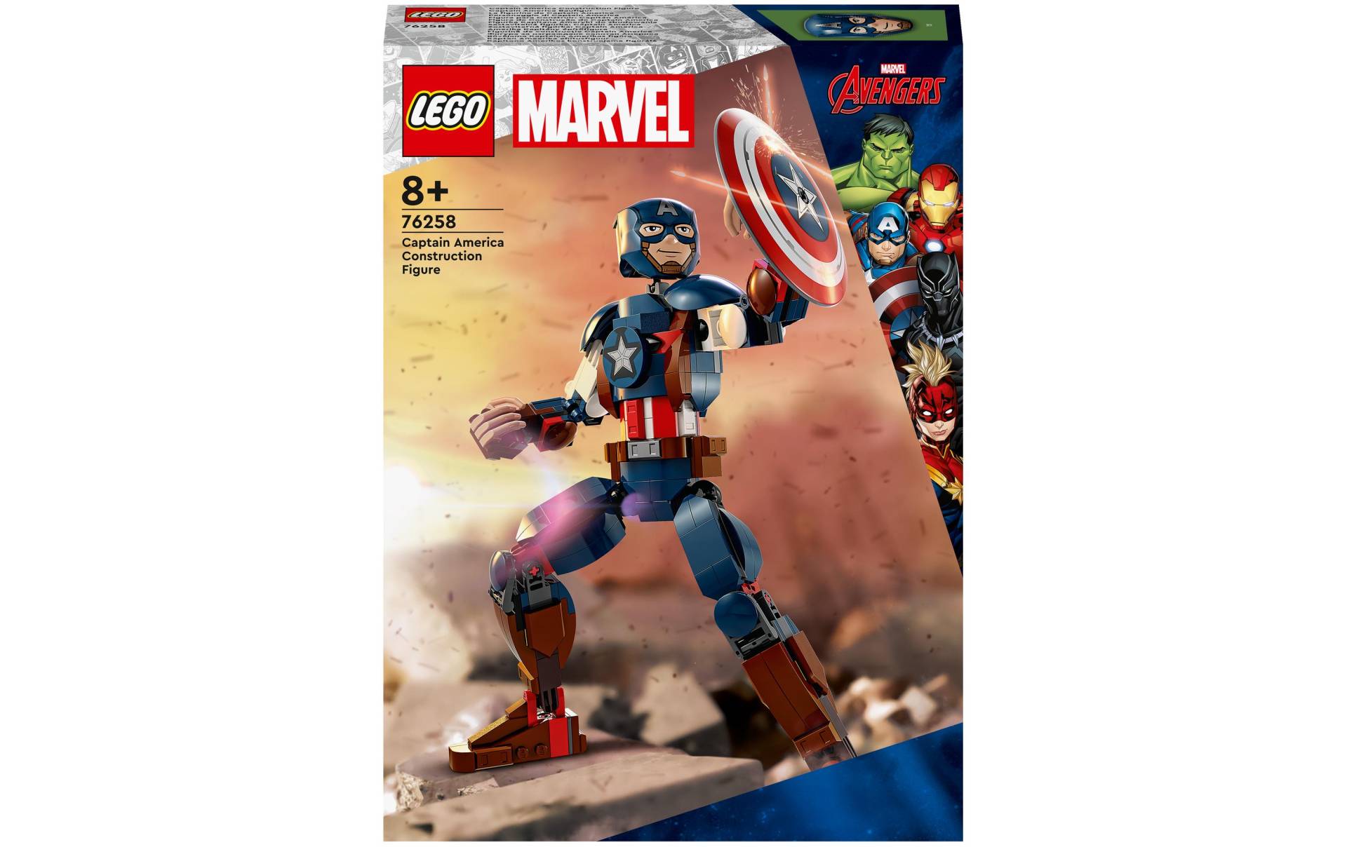 LEGO® Spielbausteine »Marvel Captain America«, (310 St.) von lego®