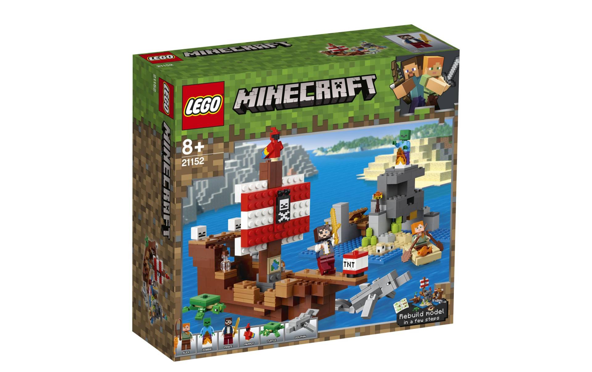 LEGO® Spielbausteine »Minecraft Das Piratenschiff-Abenteuer« von lego®