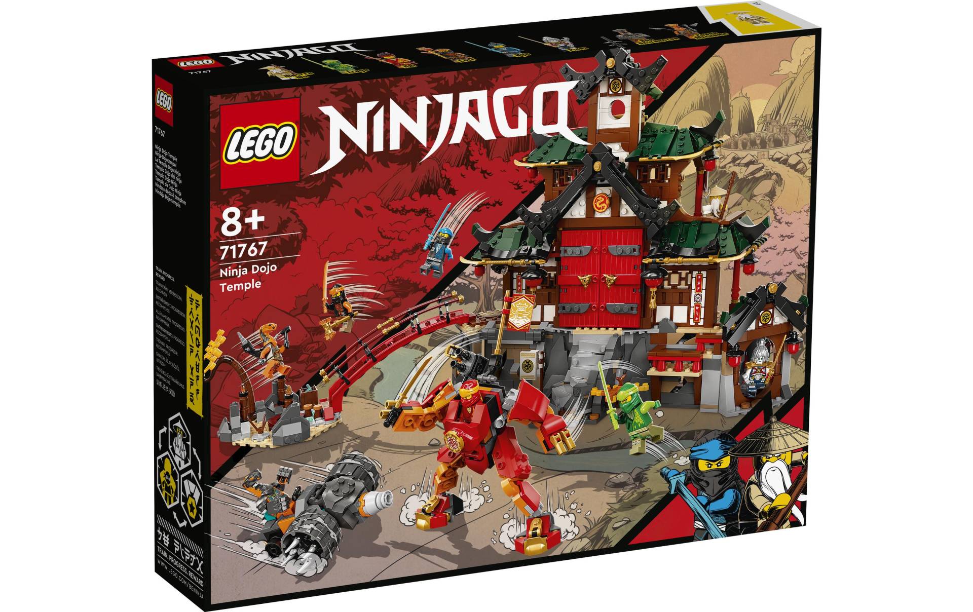 LEGO® Spielbausteine »Ninja-Dojotempel 7176«, (1394 St.) von lego®