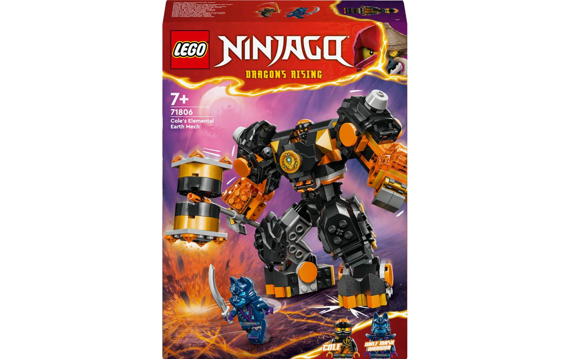 LEGO® Spielbausteine »Ninjago Coles Erdmech 71806«, (235 St.) von lego®