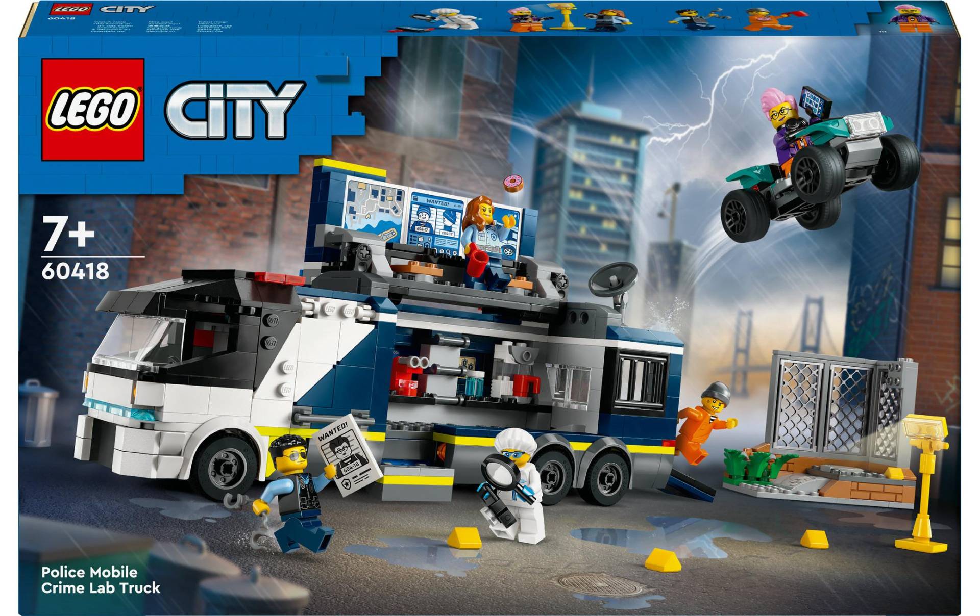 LEGO® Spielbausteine »Polizeitruck mit Labor 60418«, (674 St.) von lego®