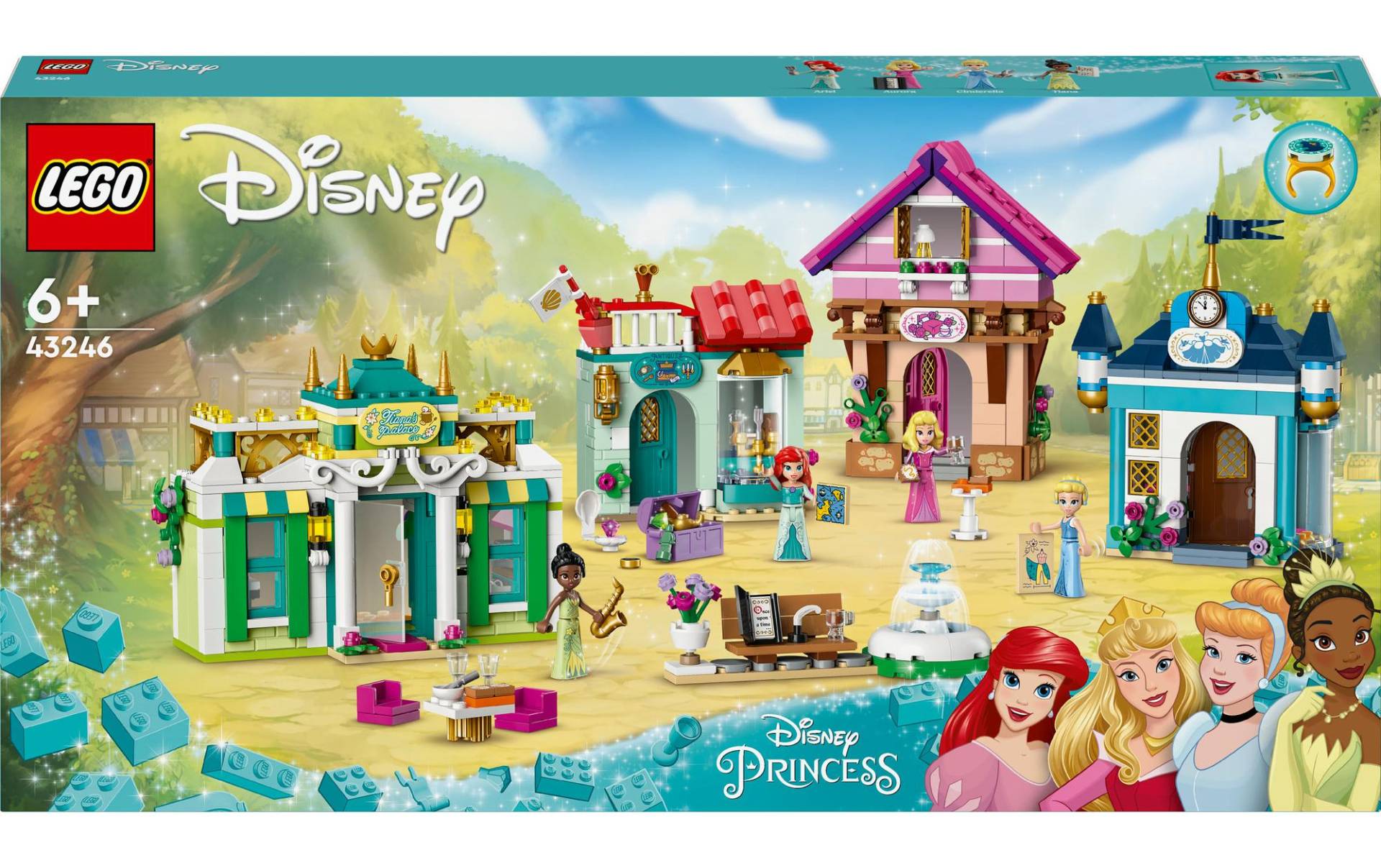 LEGO® Spielbausteine »Princess Abenteuermarkt 43246«, (817 St.) von lego®