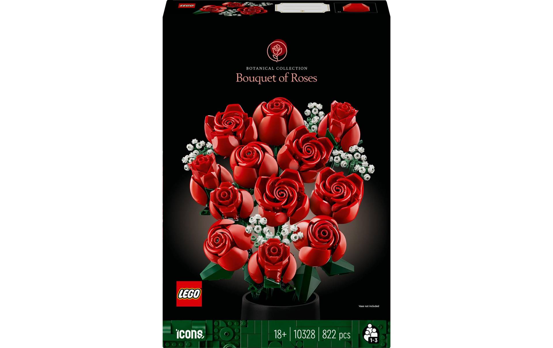 LEGO® Spielbausteine »Rosenstrauss 10328«, (822 St.) von lego®