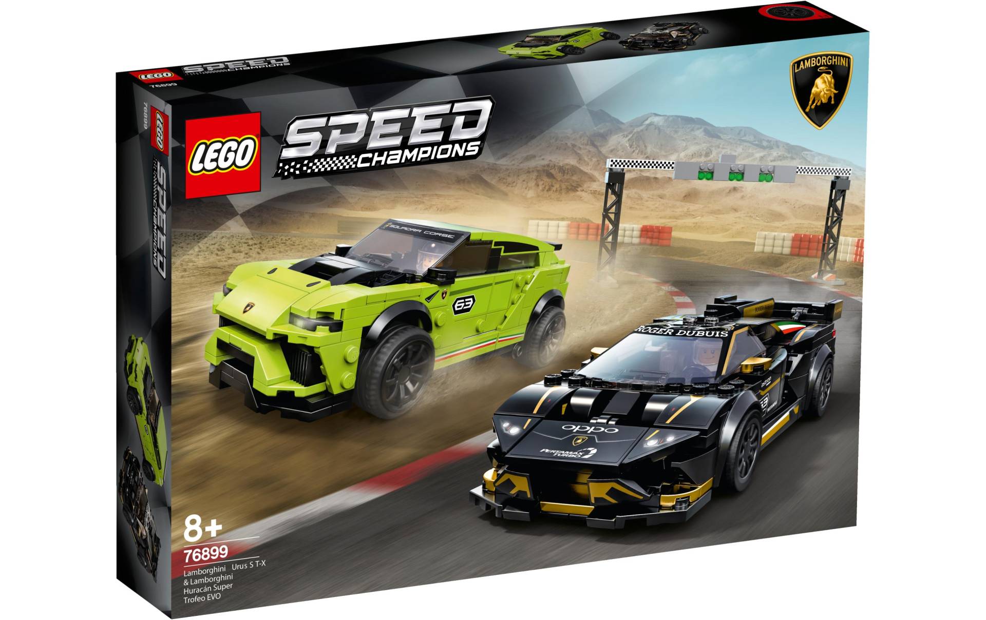 LEGO® Spielbausteine »Speed Champions Lamborghini Urus ST-X & Huracán Super« von lego®