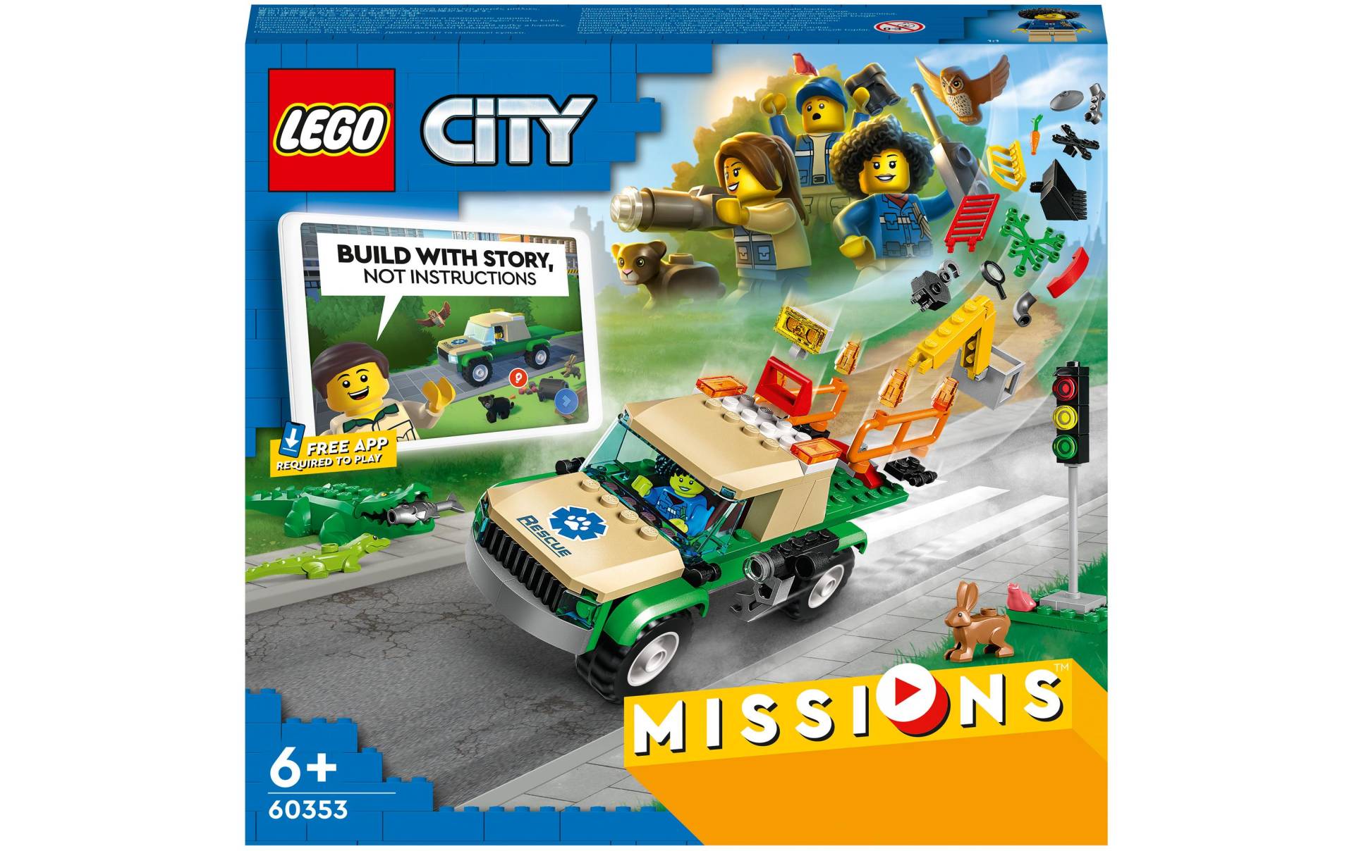 LEGO® Spielbausteine »Tierrettungsmissionen 60«, (246 St.) von lego®