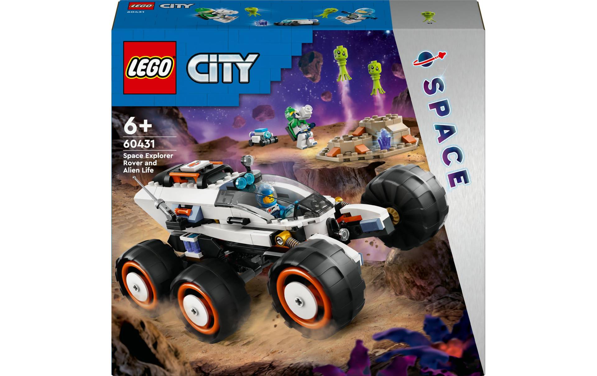 LEGO® Spielbausteine »Weltraum-Rover mit Ausserirdischen 60431«, (311 St.) von lego®
