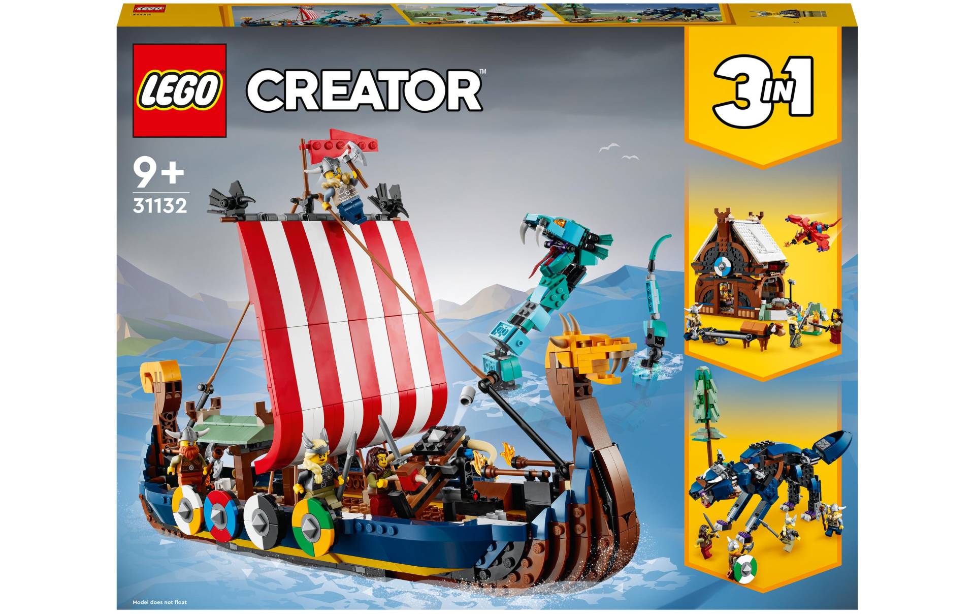 LEGO® Spielbausteine »Wikingerschiff«, (1192 St.) von lego®