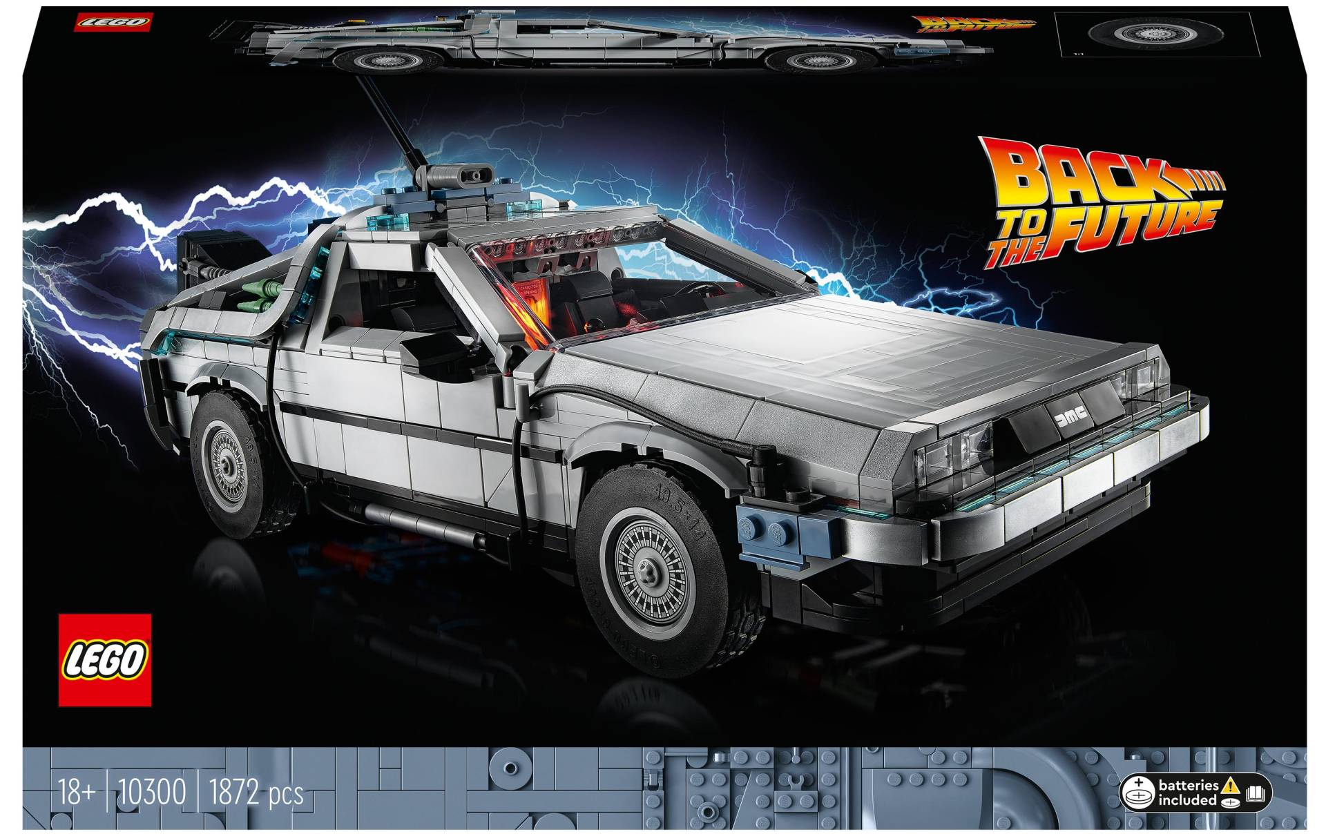 LEGO® Spielzeug-Auto »to the Future Zeitmaschine 10300«, (1872 tlg.) von lego®