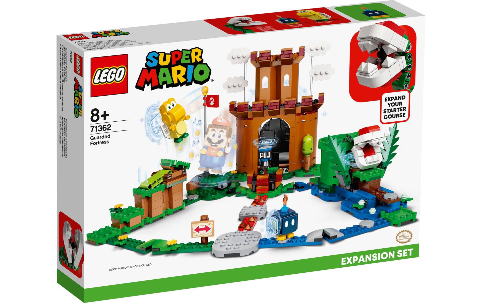 LEGO® Spielbausteine »Super Mario Bewachte Festung: Erweiterungsset 71362«, (468 St.) von lego®