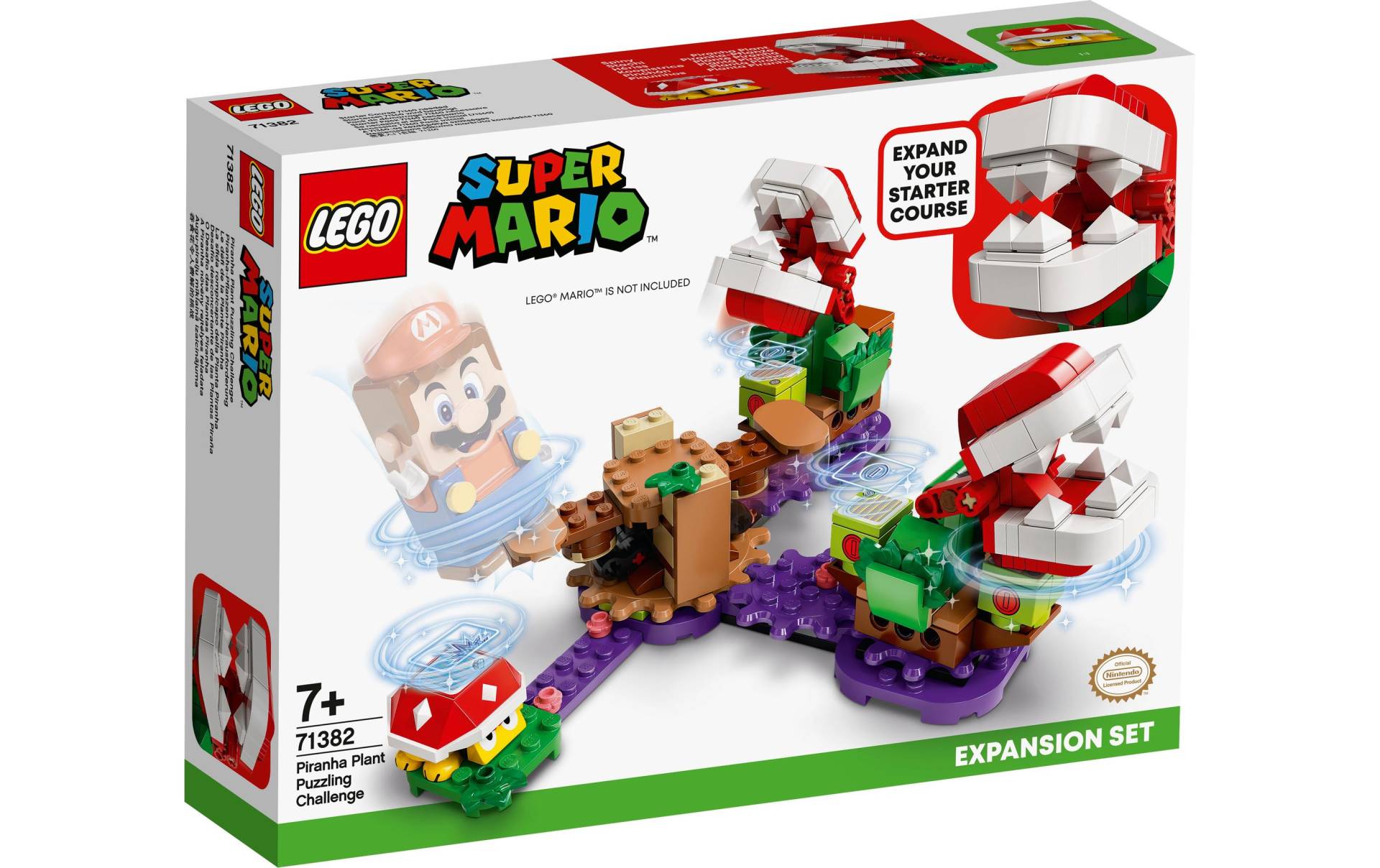LEGO® Spielbausteine »Super Mario Piranha-Pflanzen-Herausforderung 71382«, (267 St.) von lego®