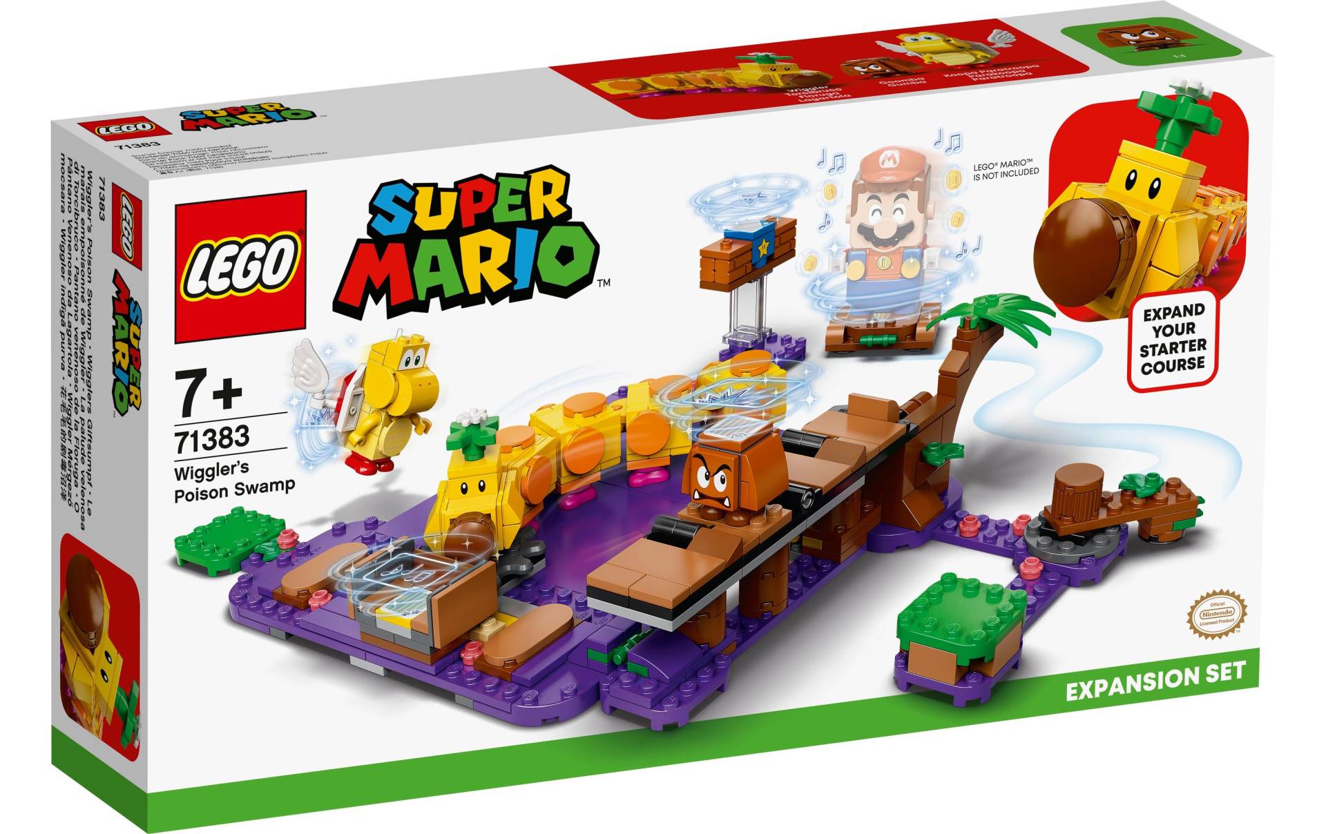 LEGO® Spielbausteine »Super Mario Wigglers Giftsumpf - Erweiterungsset 71383« von lego®