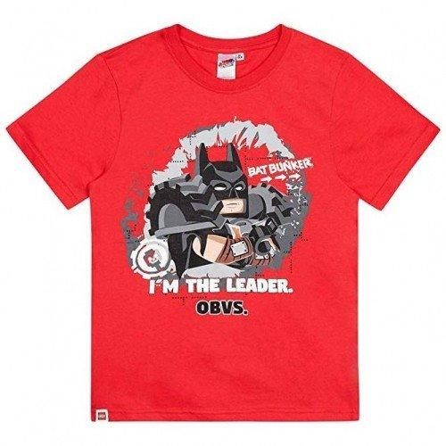 Batman Movie Tshirt Jungen Rot Bunt 104 von LEGO