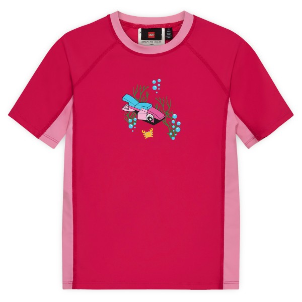 LEGO - Kid's Aris 305 - Swim T-Shirt S/S - Lycra Gr 134 rosa von LEGO