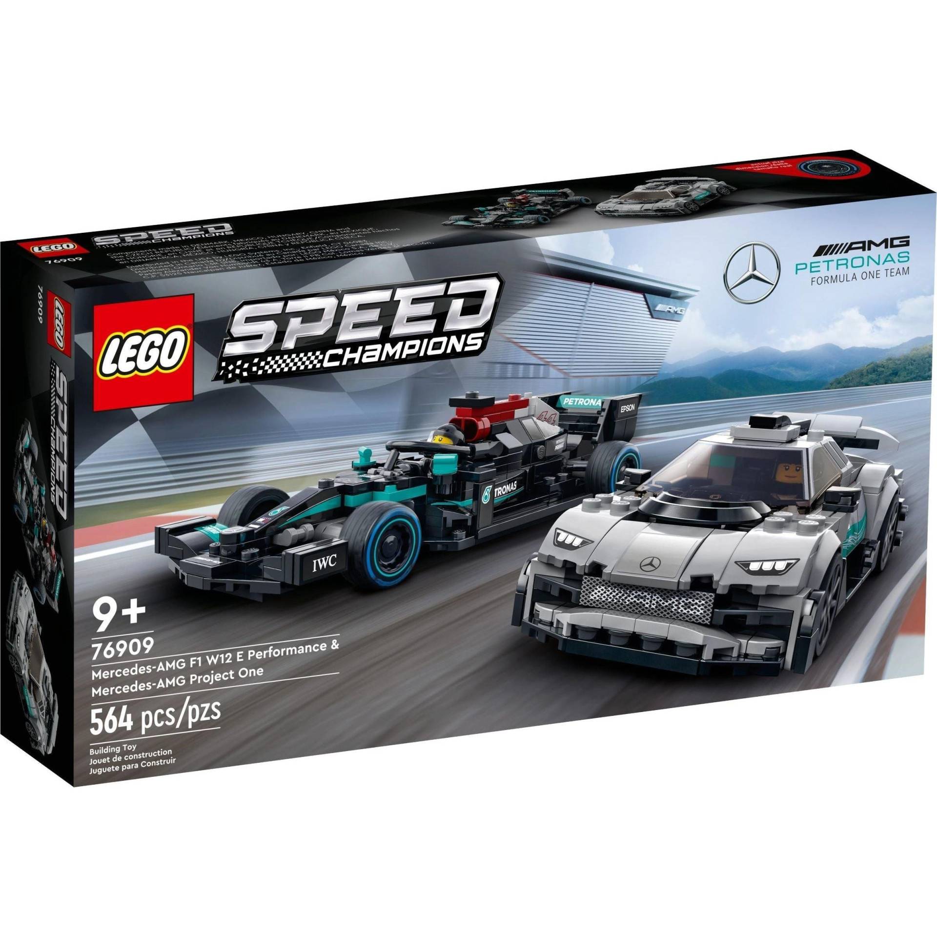 Lego Speed Champions Mercedes-amg F1 W12 E Performance & Mercedes-amg Project One 76909 Unisex Multicolor von LEGO