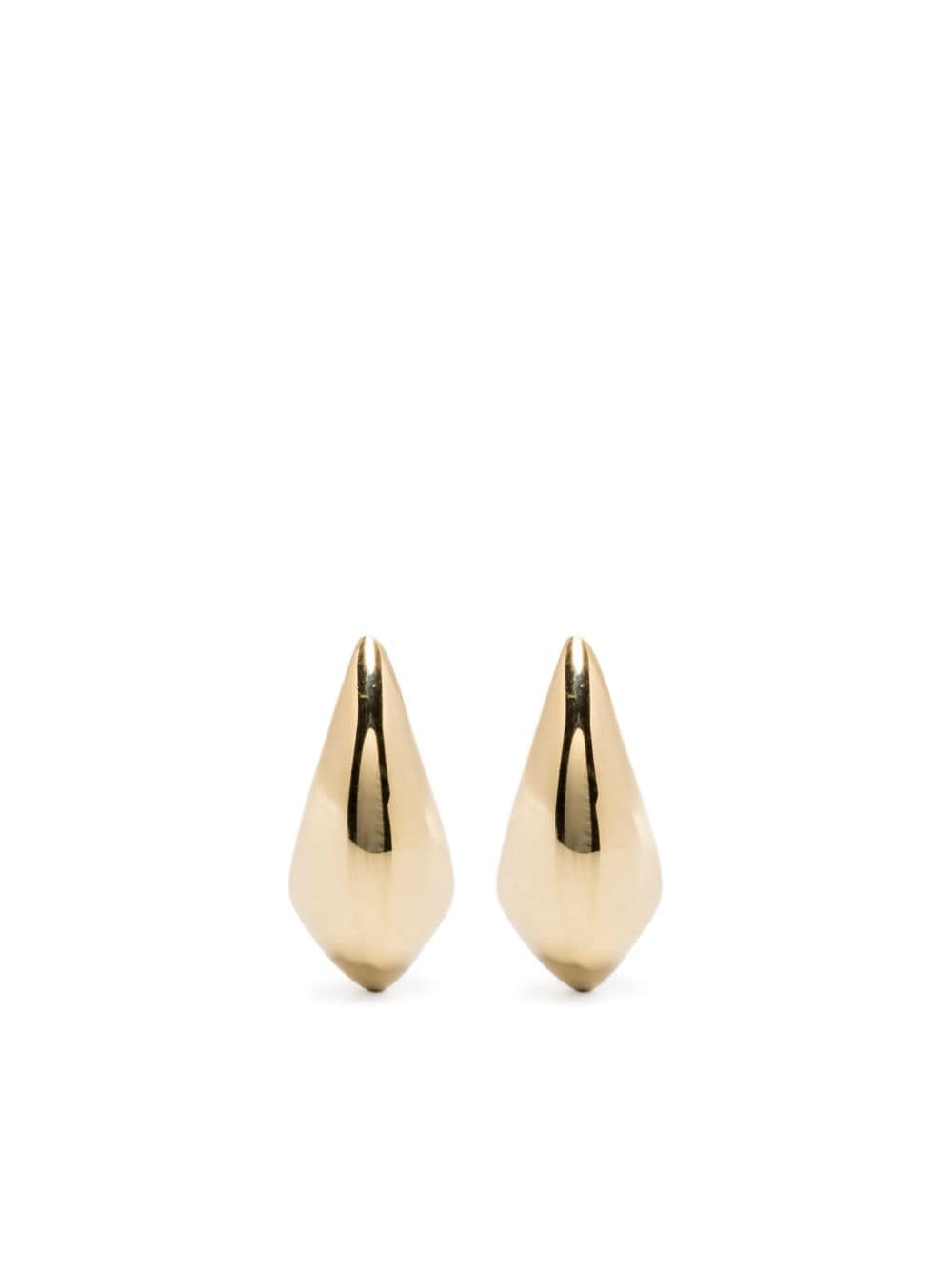 LEMAIRE Curved Mini Drop earrings - Gold von LEMAIRE