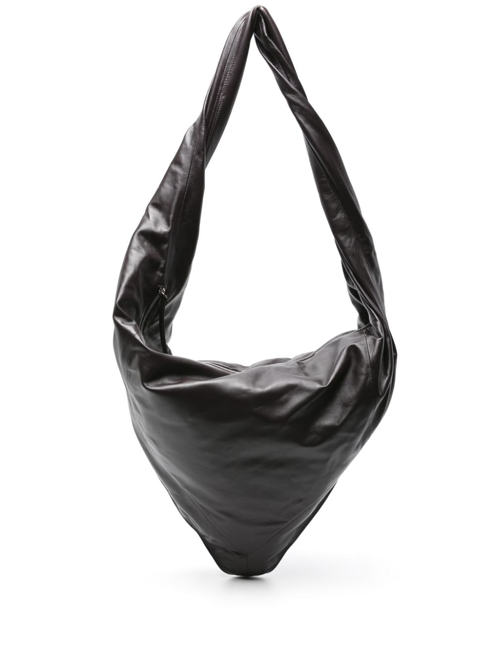 LEMAIRE Scarf leather crossbody bag - Purple von LEMAIRE