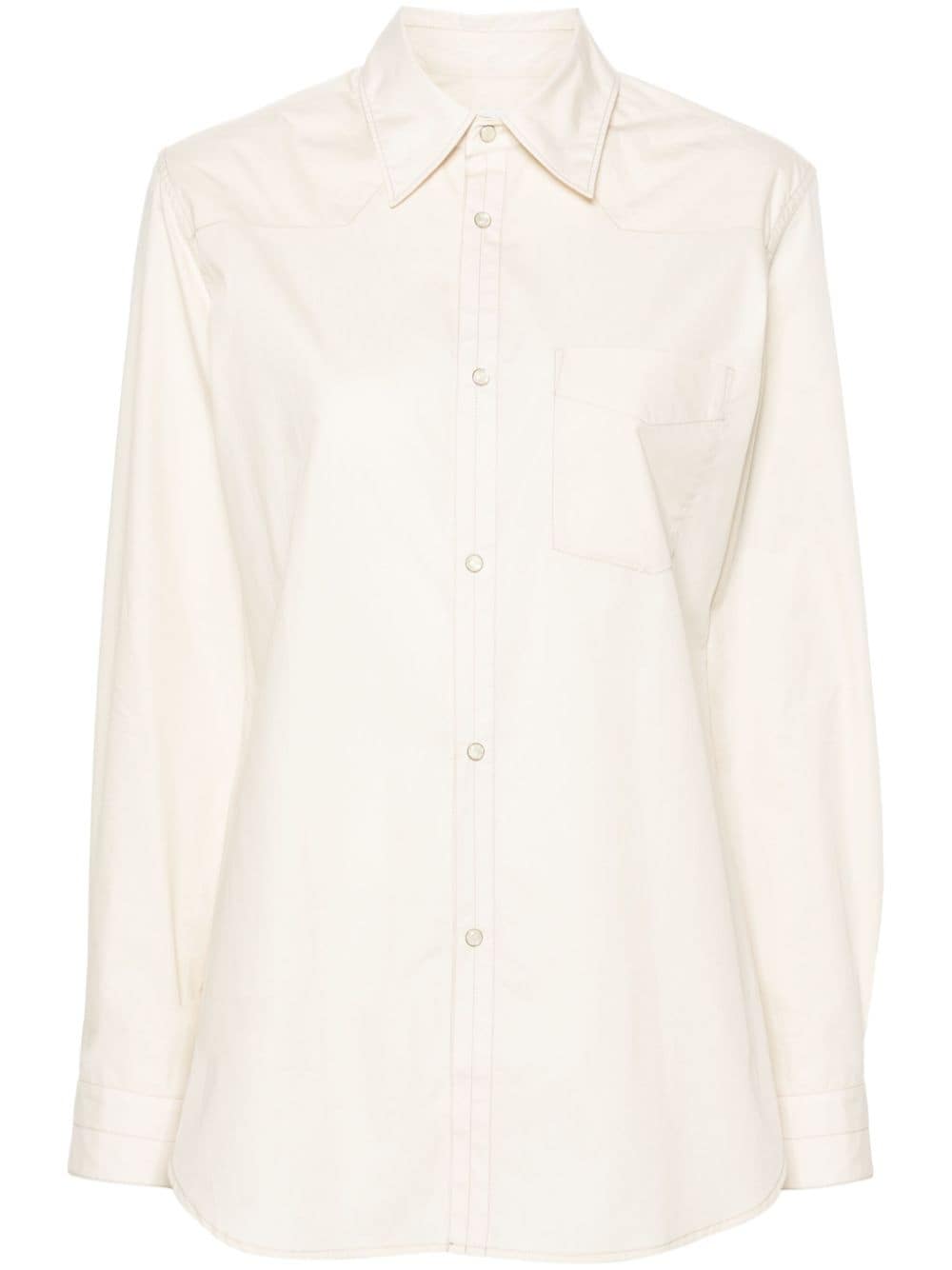 LEMAIRE Western cotton shirt - Neutrals von LEMAIRE