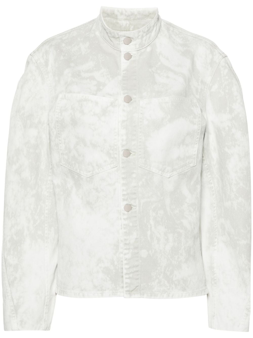 LEMAIRE acid-wash denim jacket - White von LEMAIRE