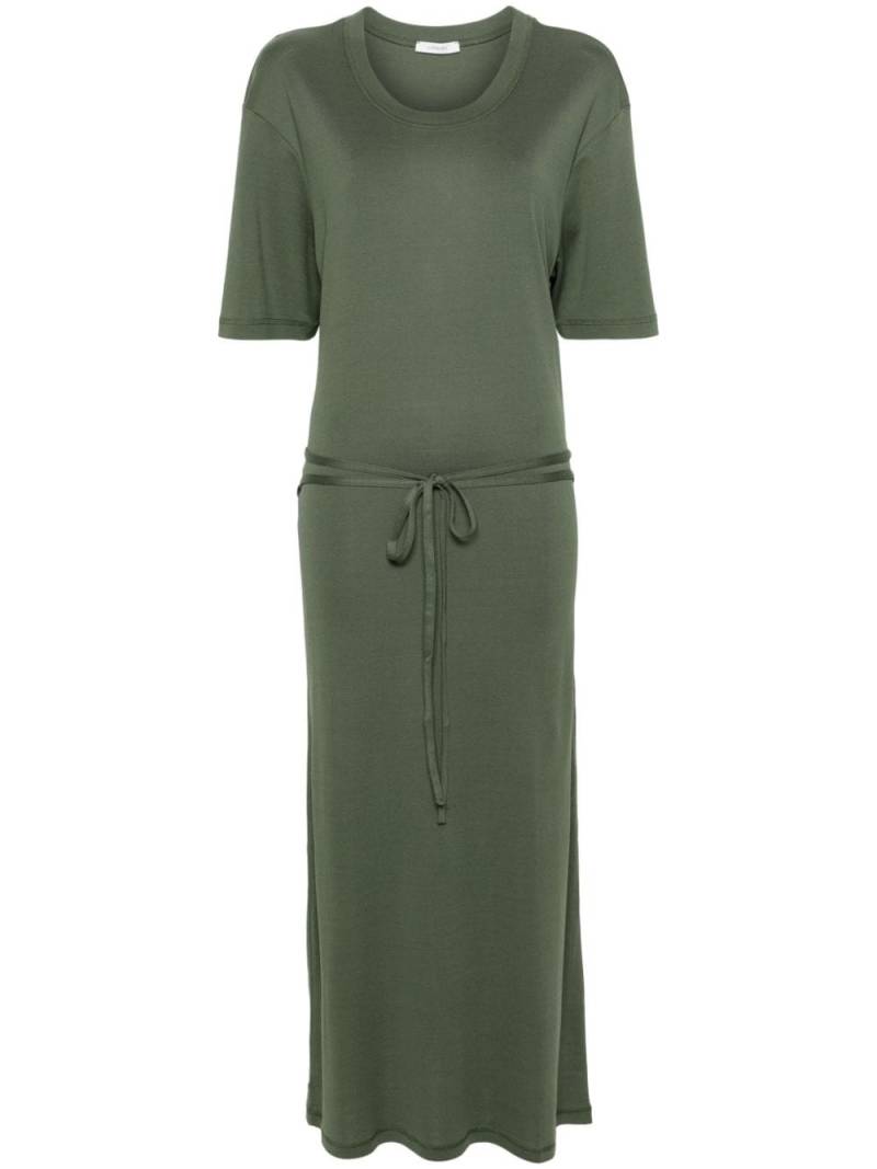 LEMAIRE belted T-shirt maxi dress - Green von LEMAIRE