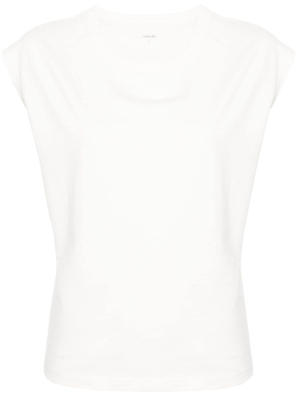 LEMAIRE cap-sleeve jersey T-shirt - White von LEMAIRE