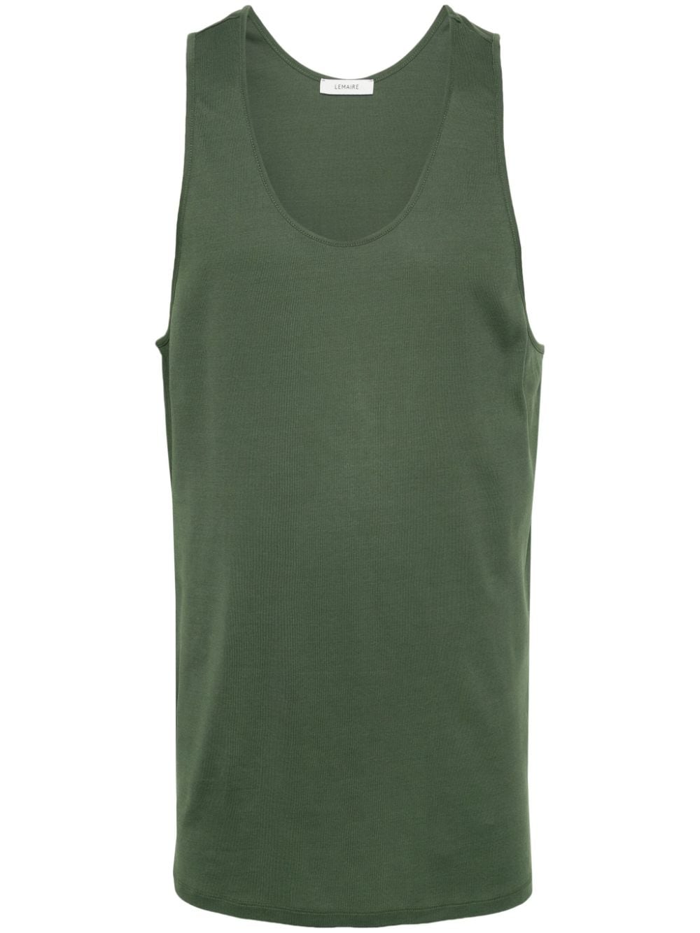 LEMAIRE cotton jersey vest - Green von LEMAIRE