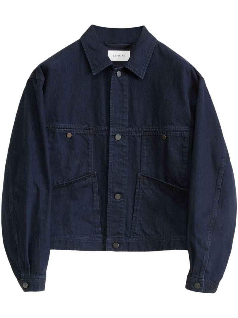 LEMAIRE cotton shirt jacket - Blue von LEMAIRE