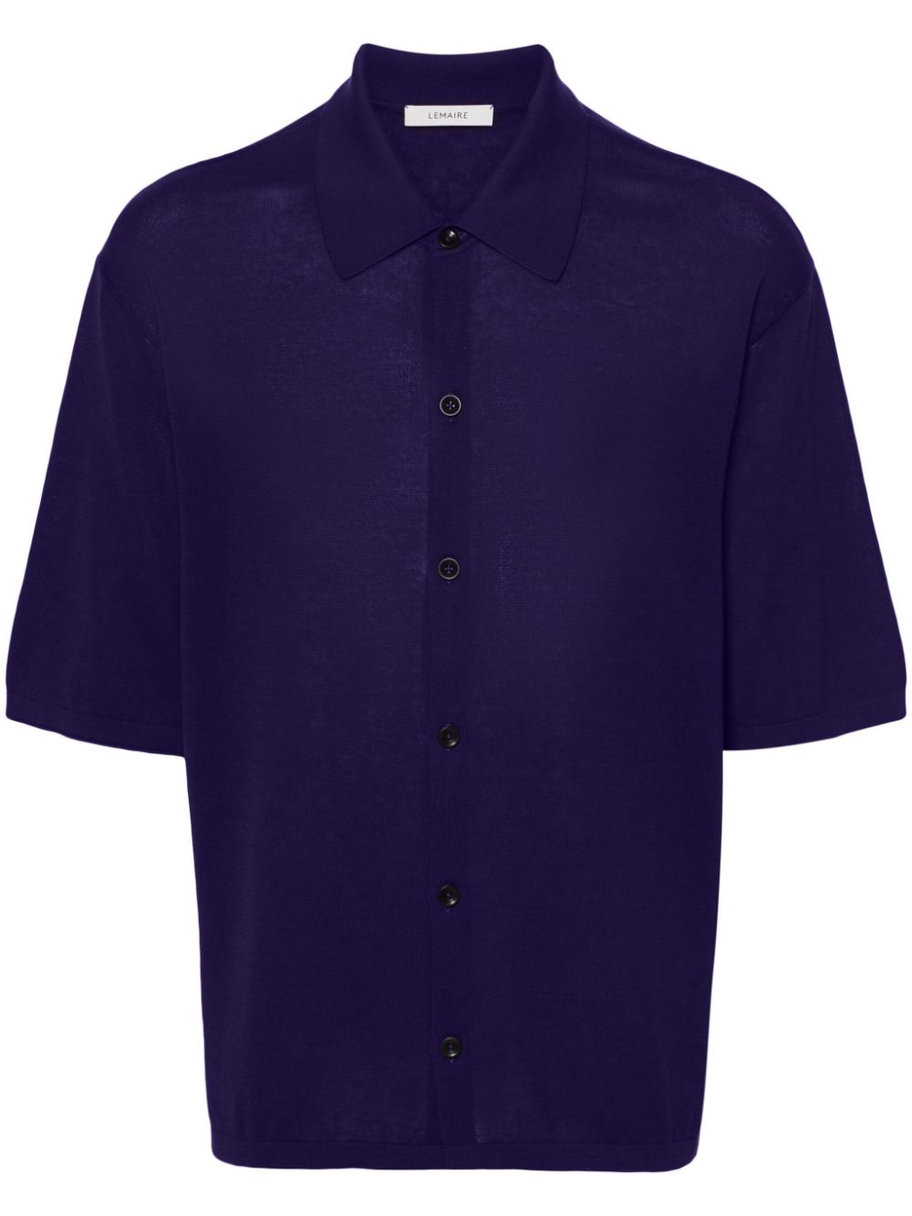 LEMAIRE fine-knit cotton shirt - Purple von LEMAIRE