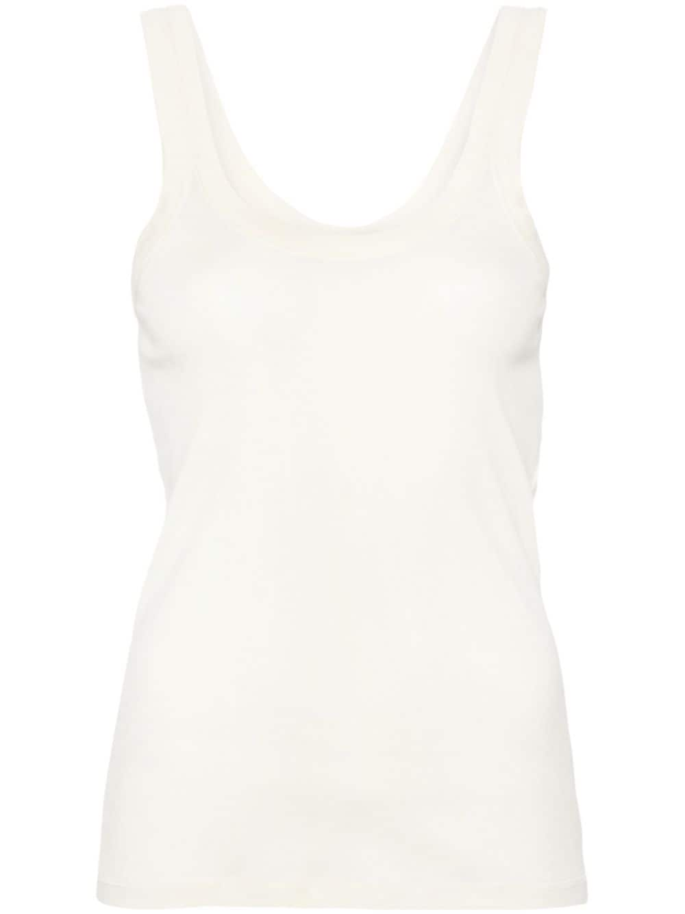 LEMAIRE fine-ribbed tank top - Yellow von LEMAIRE