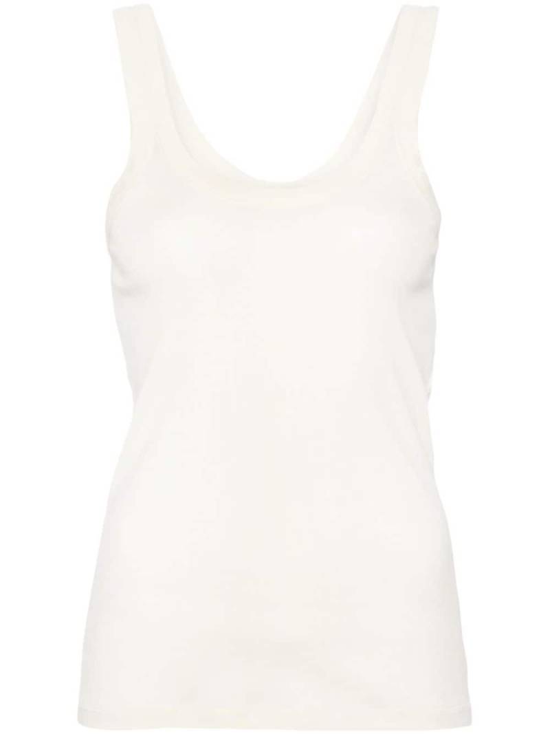 LEMAIRE fine-ribbed tank top - Yellow von LEMAIRE