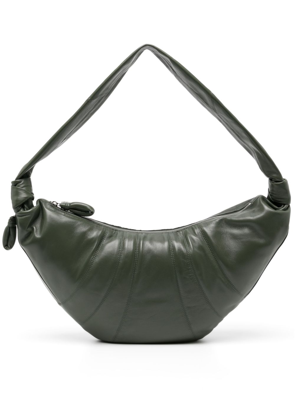 LEMAIRE large Croissant nappa-leather shoulder bag - Green von LEMAIRE