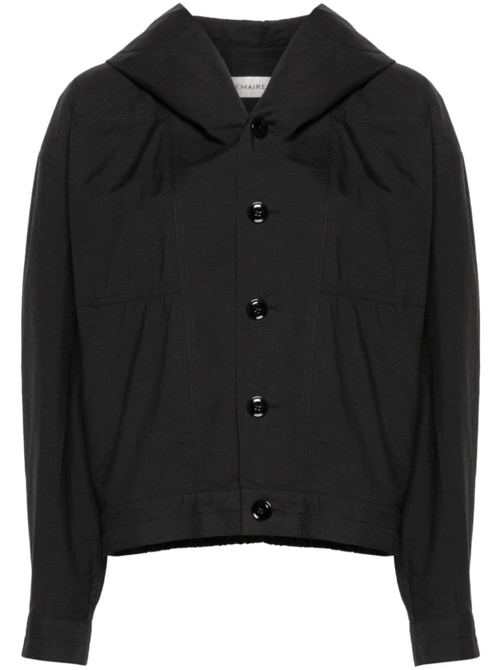 LEMAIRE lightweight hooded jacket - Black von LEMAIRE