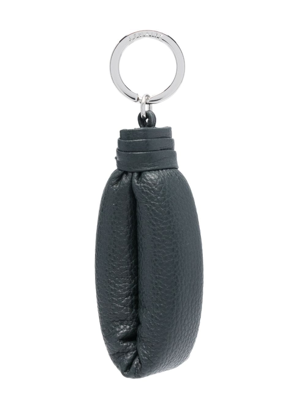 LEMAIRE logo-engraved leather keyring - Green von LEMAIRE