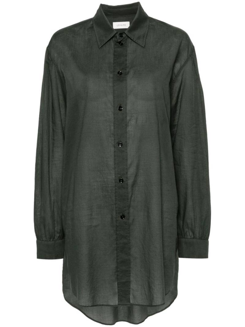 LEMAIRE long-sleeve cotton shirt - Grey von LEMAIRE