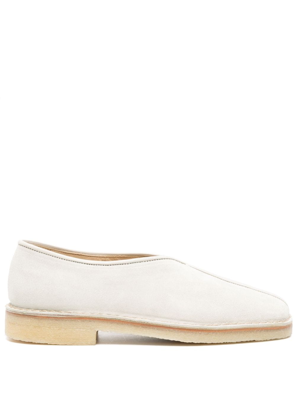 LEMAIRE panelled suede loafers - Grey von LEMAIRE