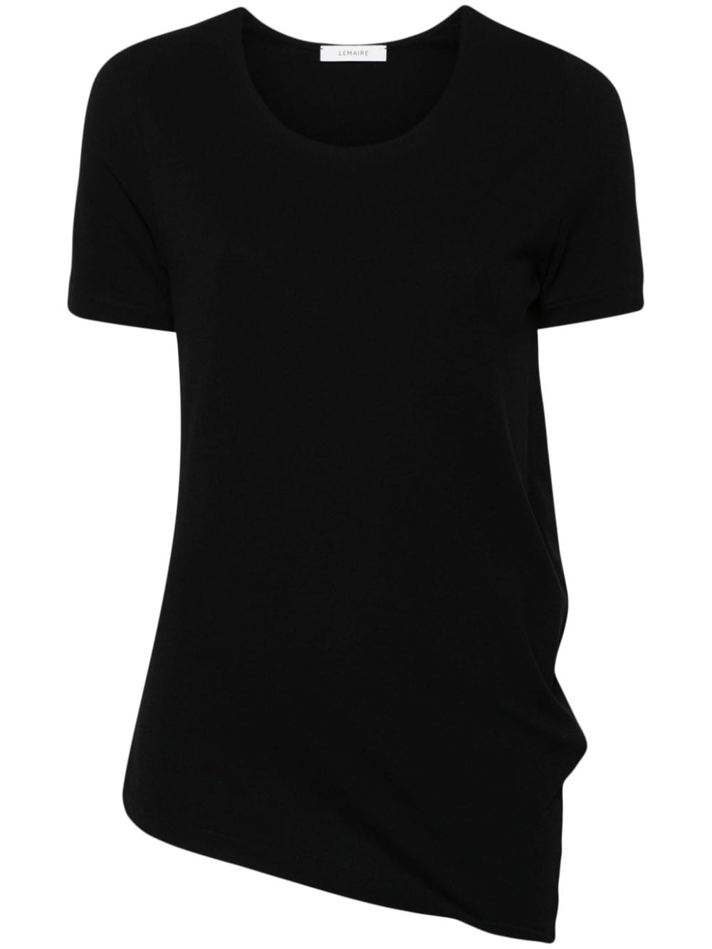LEMAIRE round-neck cotton T-shirt - Black von LEMAIRE