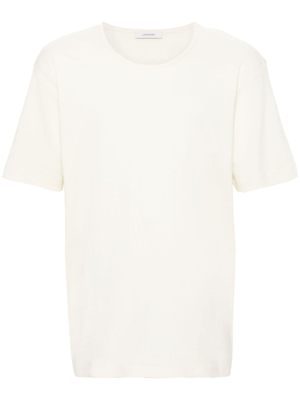LEMAIRE round-neck cotton T-shirt - Yellow von LEMAIRE
