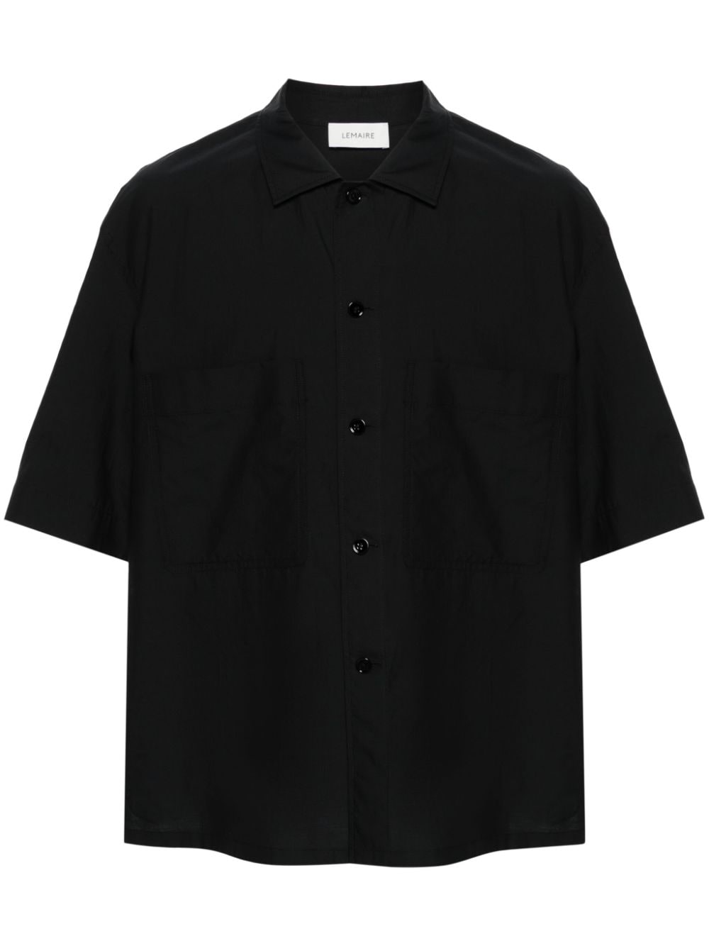 LEMAIRE short-sleeve shirt - Black von LEMAIRE
